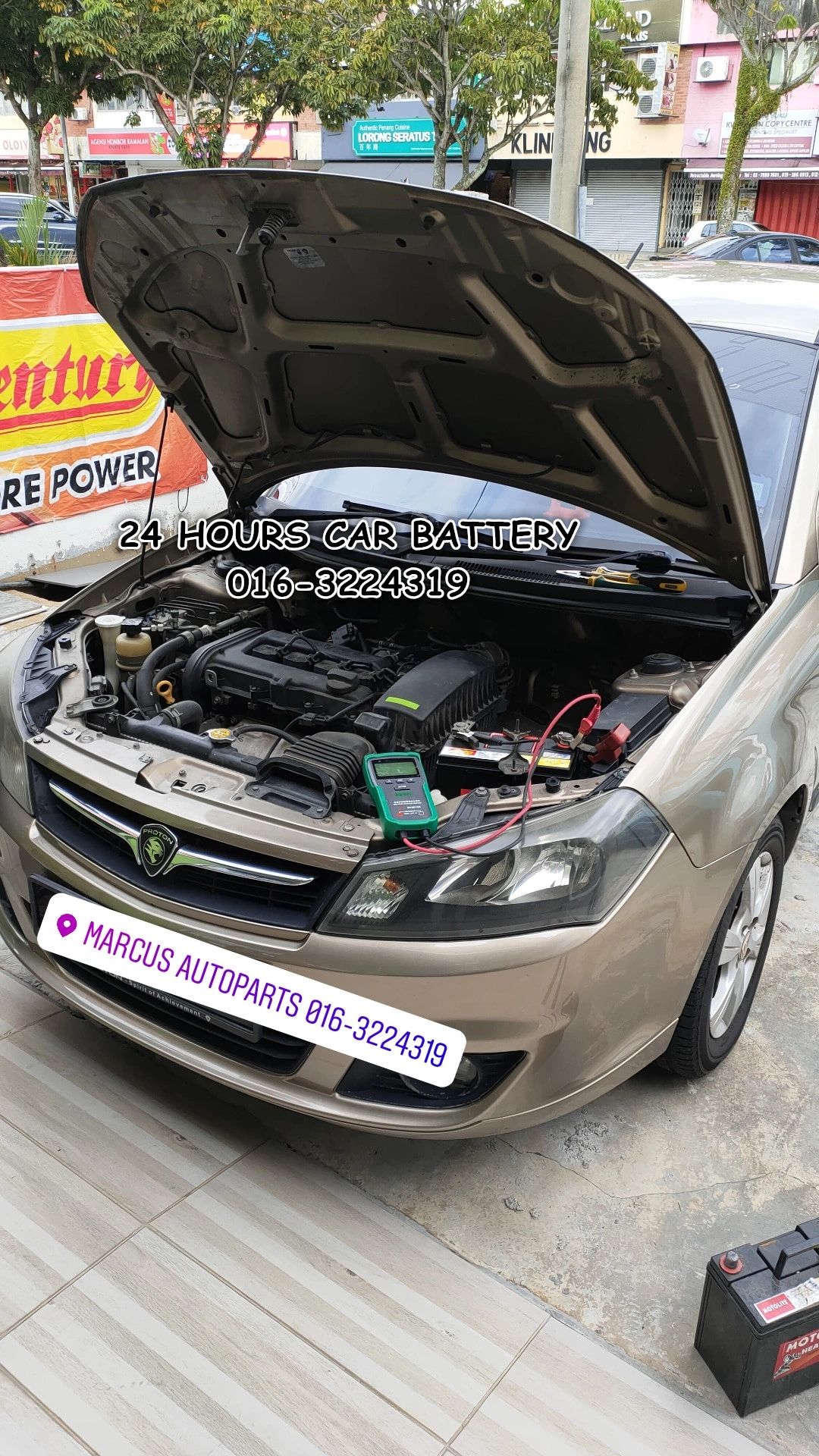 Proton Saga FLX Car Battery Replacement SS2 Petaling Jaya